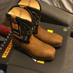 Men’s ariat work boots BNWT